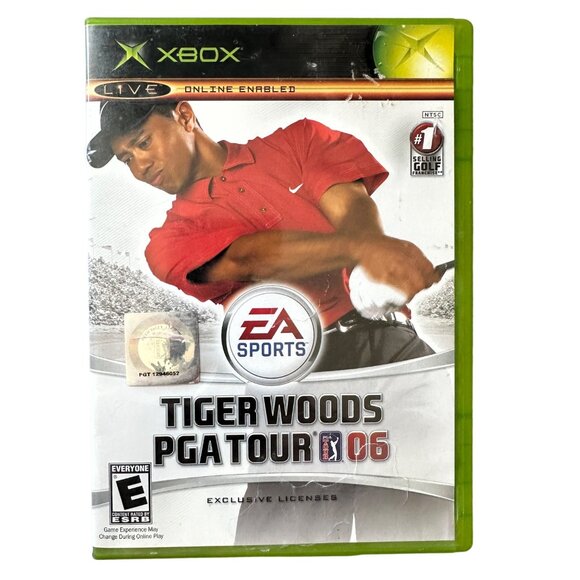 EA Sports XBOX Tiger Woods PGA Tour 06 rated E official licenses game - Picture 1 of 5